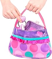 Vista 10 de Battat – Play Circle – Set de maquillaje y belleza – Accesorios de moda para disfrazarse – Juego de simulación – Set de cartera de princesa – Para