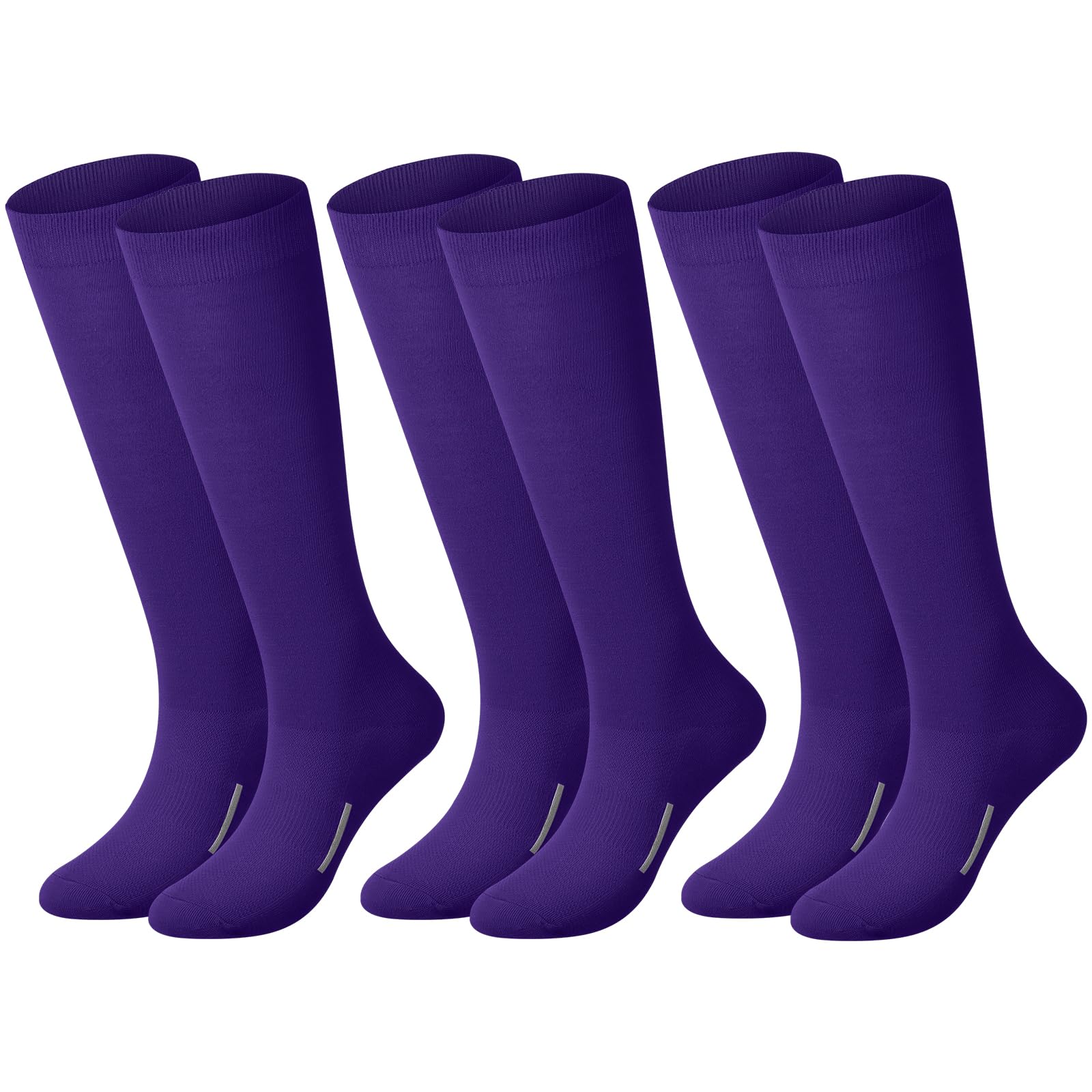 Haysandy 3 Pairs Baseball Socks Bulk Softball Youth