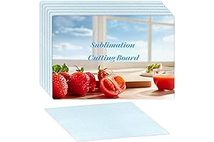 Premium 6-Piece Sublimation Cutting Board Bulk for Enhanced Kitchen Curations