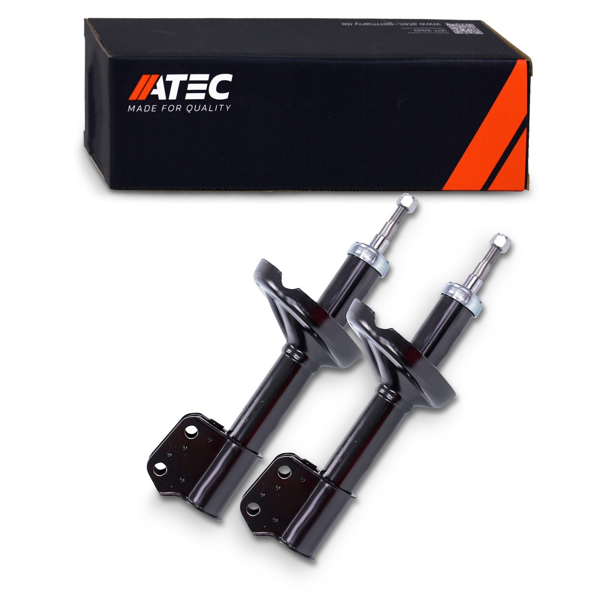 ATEC GERMANY 2x ammortizzatore a pressione d'olio anteriore a doppio tubo, compatibile con NISSAN KUBISTAR (X76), KUBISTAR Kasten (X76), RENAULT KANGOO (KC0/1_), KANGOO Express (FC0/1_)