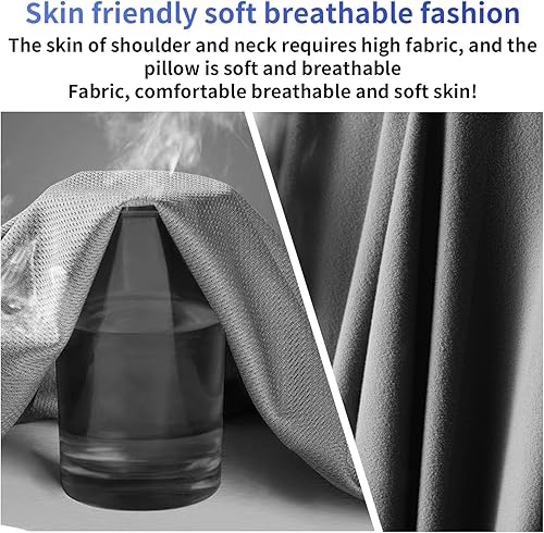 Miniatura 4 de LIQUN Almohada acogedora de apoyo para el cuello del automóvil, almohada de espuma viscoelástica para reposacabezas de automóvil utilizada para