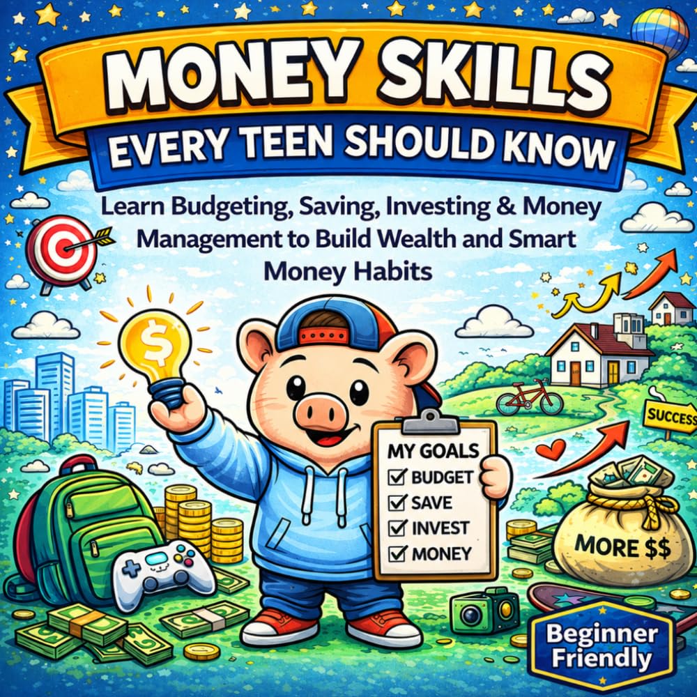 Money Skills Every Teen Should Know: A Beginner's Guide to Budgeting, Saving, Investing, Money Management, and Building Smart Financial Habits