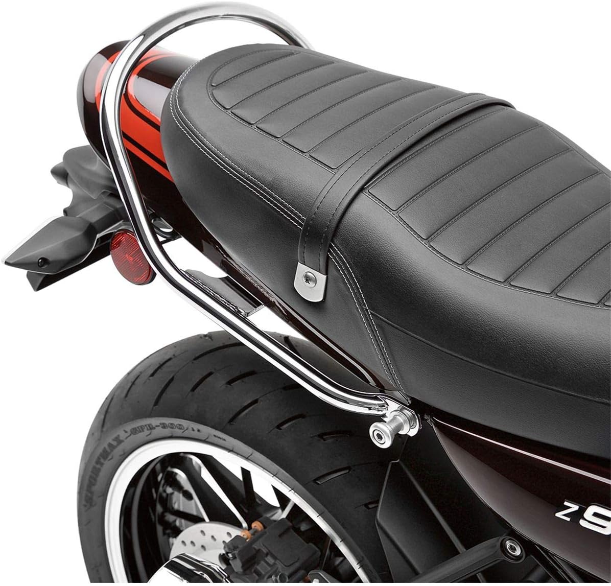 Genuine Kawasaki Accessories Passenger Grab Handle (Chrome) Compatible with 18-19 Kawasaki ZR900RSC