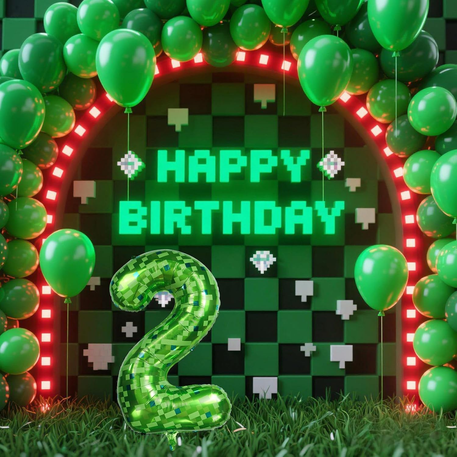 Red 0 balloon 40 Inch Giant Helium Foil Number 0 to 9 Red Balloon Birthday Wedding Party Digital Decorations (Number 0) — view 257