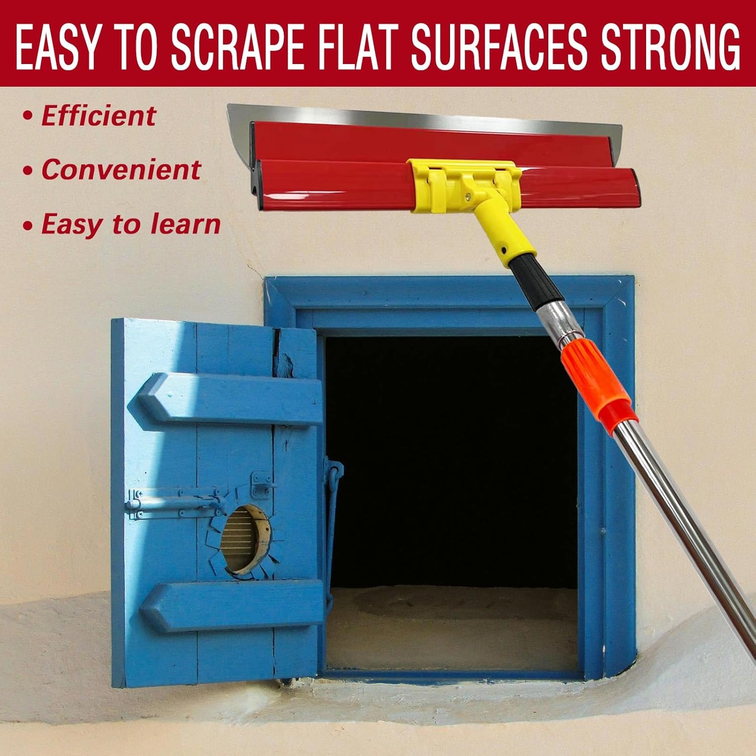 Drywall Skimming Blade Set, 16''+24''+32'' Skimming Blade, Precision 0.5mm Stainless Steel Blade, for Smoothing Walls and Ceilings