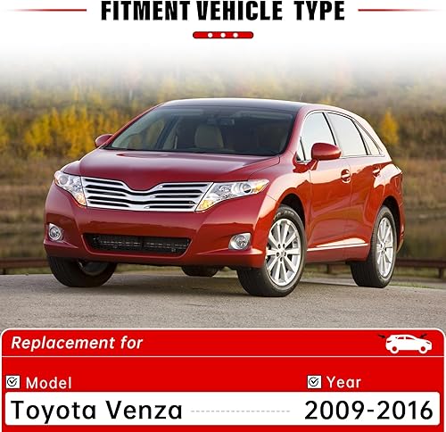 Miniatura 2 de Juego de limpiaparabrisas de repuesto para Toyota Venza 2009-2016 calidad original de fábrica para mi automóvil, 26 pulgadas, 22 pulgadas, 12