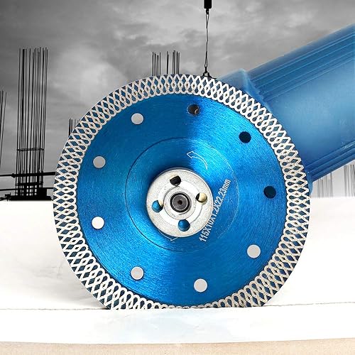 Miniatura 9 de Hoja de sierra de diamante súper fina de 4.5 pulgadas para corte de azulejos de porcelana de granito y mármol (4.5 a 5 piezas)