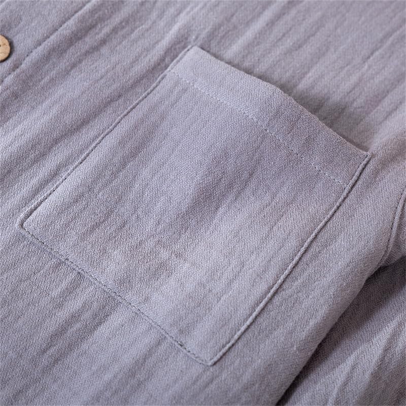 Shanghai Story Japanese Style Casual Cotton Gauze Sleepwear Set Long Sleeve Pajamas Loungewear Spring Summer4