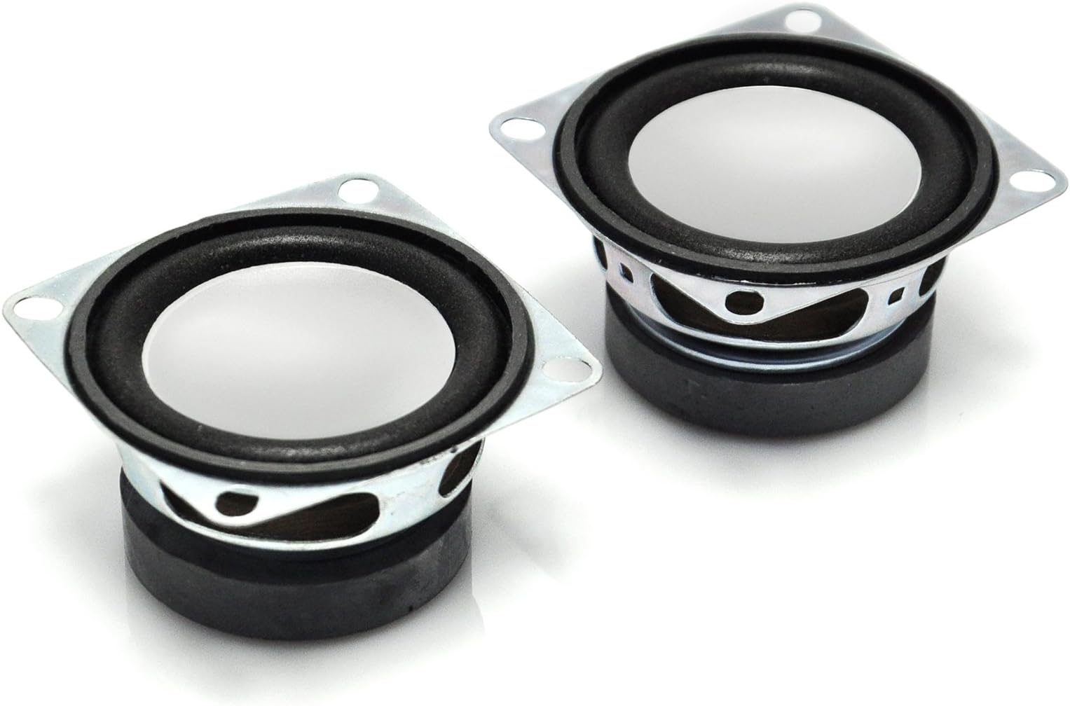 Gikfun 2" 4Ohm 3W Full Range Audio Speaker Stereo Woofer Loudspeaker for Arduino Diy Pack of 2pcs EK1725U Black