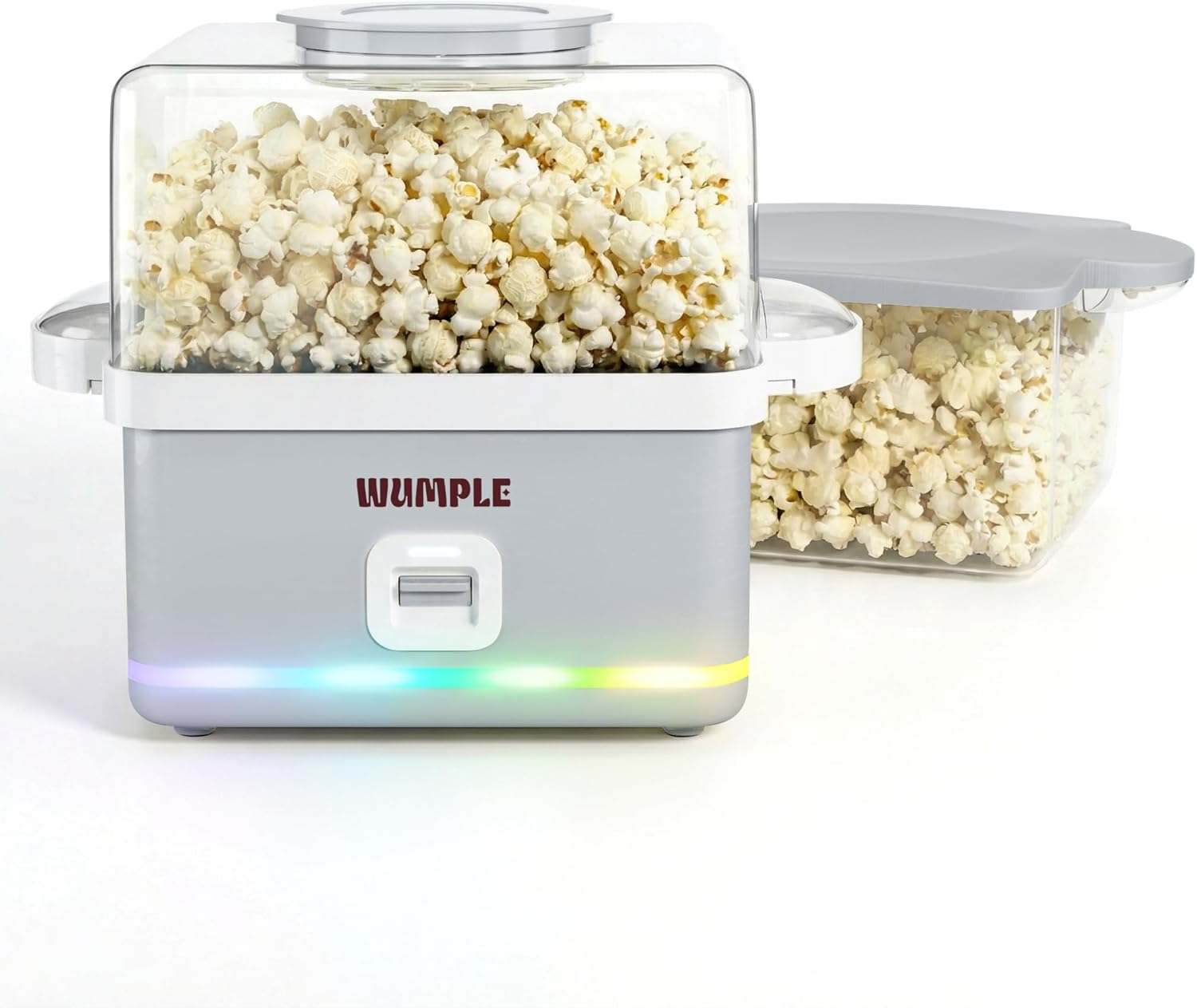 Popcorn Machine with Bowl - 12 Cup Electric Popcorn Maker for Home Movie Nights & Parties - Countertop Popcorn Popper - Gray