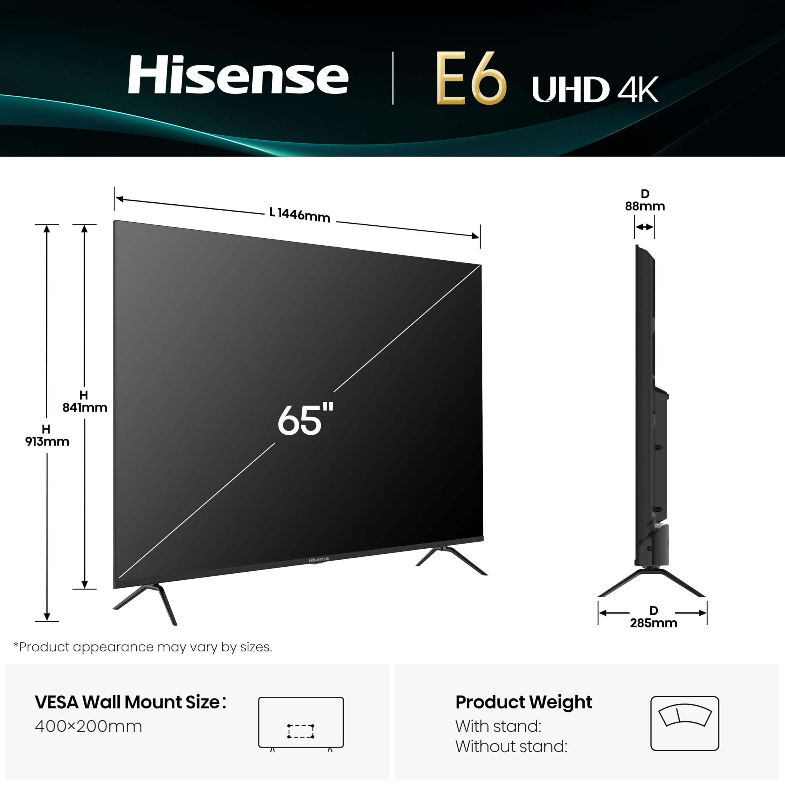 Hisense 108 cm (43 inches) E6S Series 4K Ultra HD Smart LED TV 43E6S — Amazon image 14