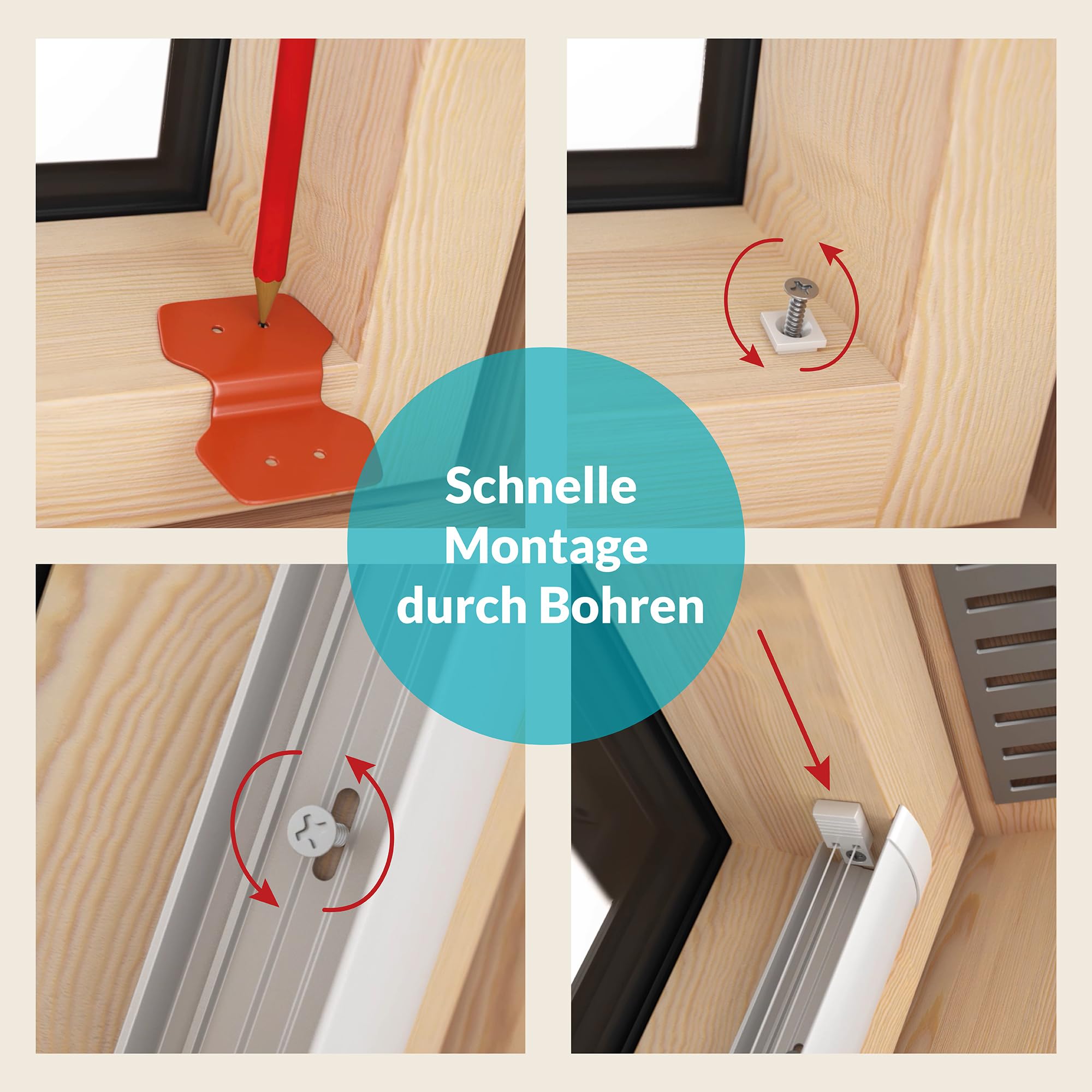 Estika Custom Dachfenster Wabenplissee - nach Maß - Premium Kollektion 7 Stofffarben - Breite 30-120 cm, Höhe 50-149 cm - Dachfensterrollo, Sonnenschutz Dachfenster, Thermo-Plissee