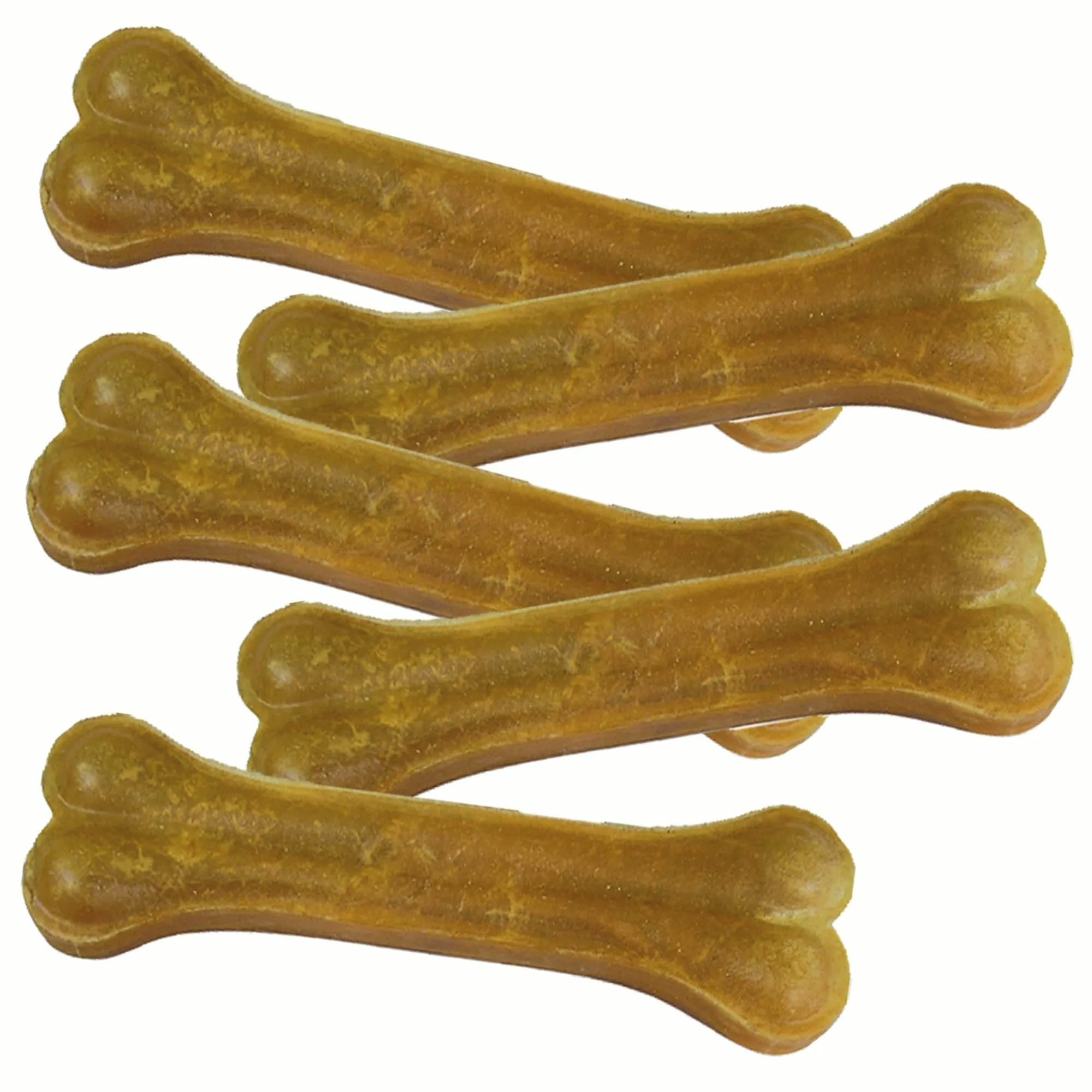 Schecker Hundesnack - Kauknochen - 5 STK. á 16 cm 450g - mit zahnreinigender Wirkung