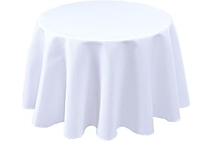 White Round Tablecloth 60 Inch: A Symphony of Elegance for Every Occasion