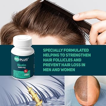 HairMD Md Plus Advanced Hair Biotin 5000 Mcg 60 Tablet