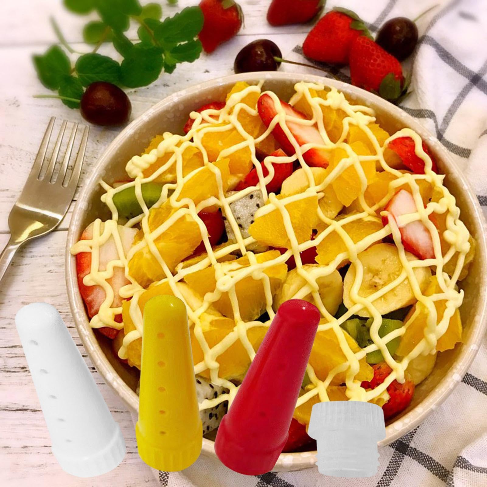 Beccuccio per condimenti per insalata | Bottiglie versatore per condimenti per insalata con ugello multi-foro | Bottiglie per condimenti per insalata, contenitori per condimenti, bottiglie per salse