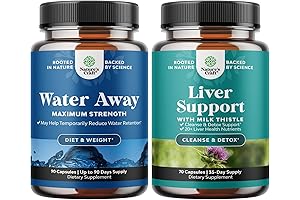 Huntington Labs Water Away Pills Maximum Strength: Natural Diuretic Herbal Water Pills...