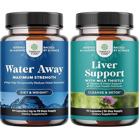 Huntington Labs Water Away Pills Maximum Strength: Natural Diuretic Herbal Water Pills...