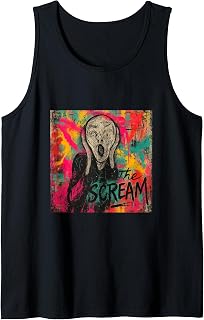The Scream Graffiti Pop Art Expressionist Urban Style Tank Top