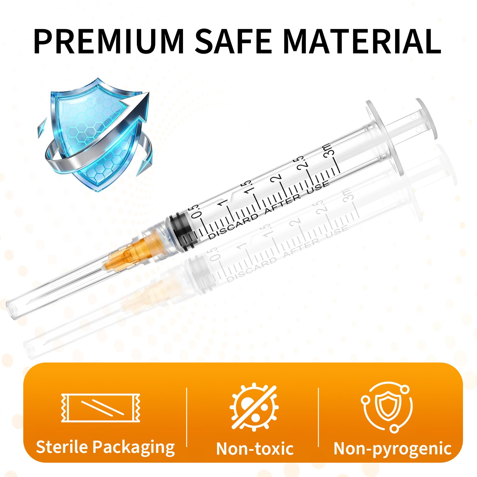 15 Pack 3ml/cc 25G × 1"(25mm) Lab Tools, Luer Lock, School Laboratory — Amazon image 4