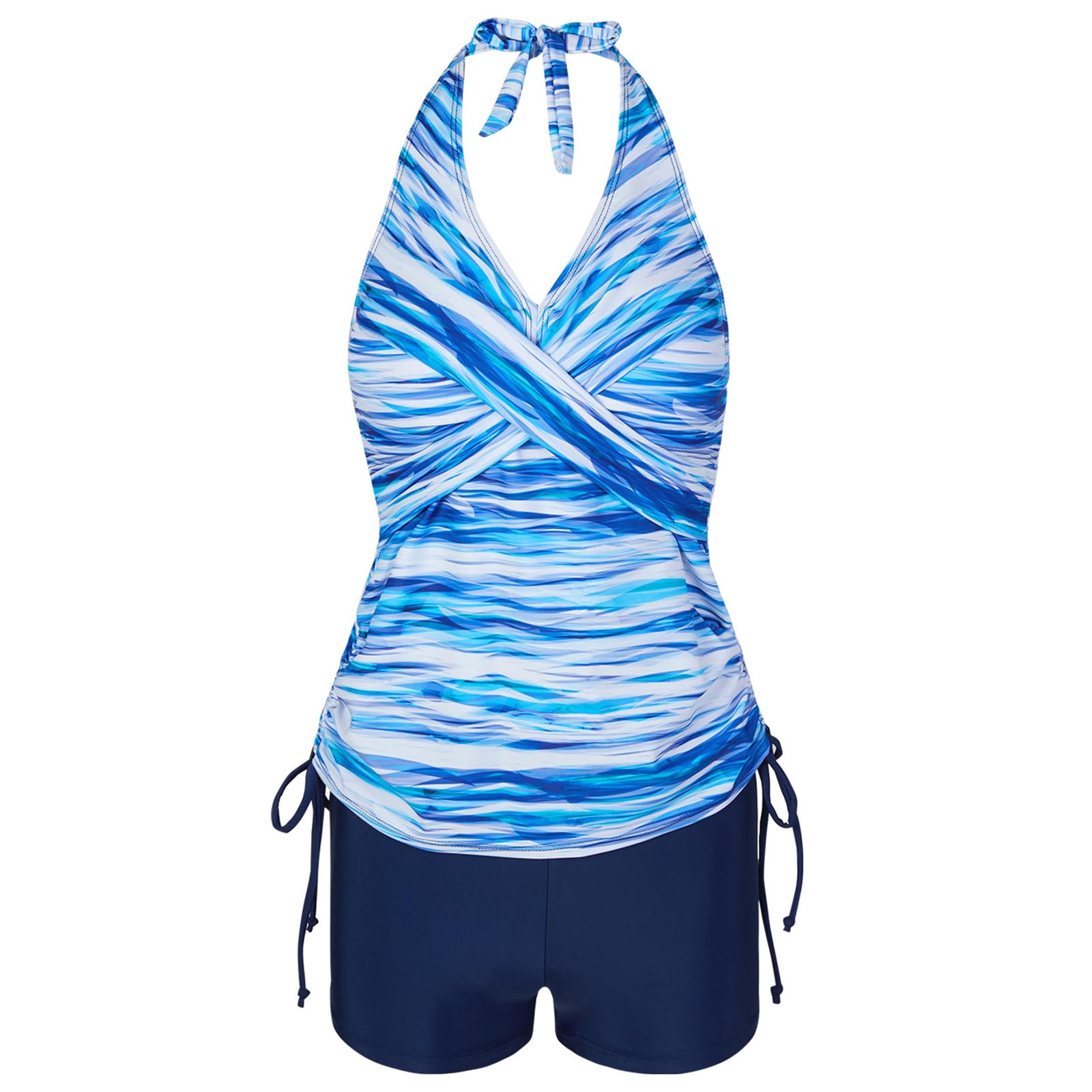 Combinaison de Surf ultra légère avec short de bain à col licou ajustable - 6