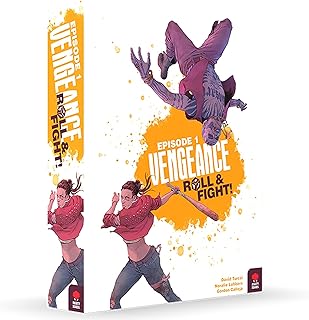 APE Games Vengeance: Roll & Fight Episode 1 - Board Game, Roll & Write Game, 1-4 Players