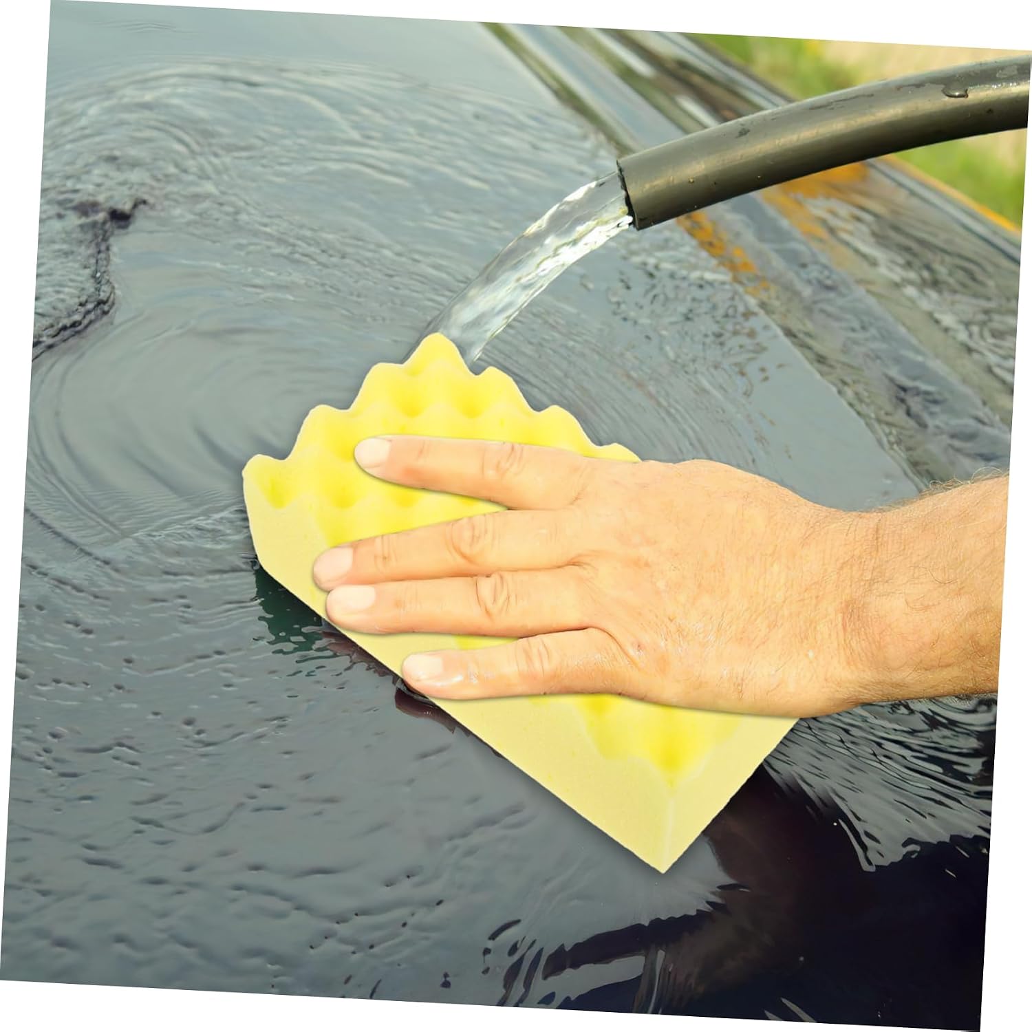 ULTECHNOVO Efficient Cleaning Sponge Car Washing Sponge Soft Texture Multi-Functional
