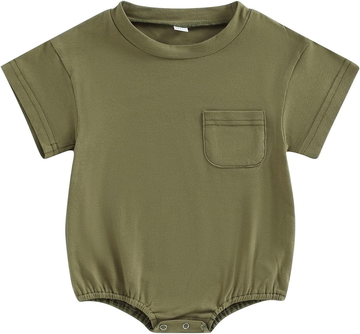 AEEMCEM Baby Boy Girl Oversized TShirt Bubble Romper Solid