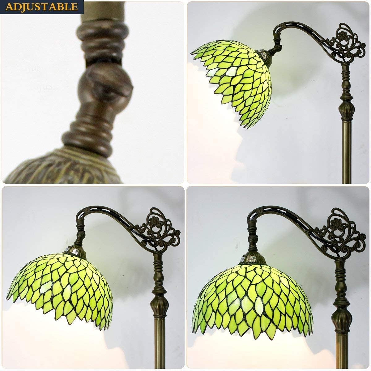 WERFACTORY Tiffany Lamp Series Stained Glass Style Lampshade Decorative Living Room Bedroom