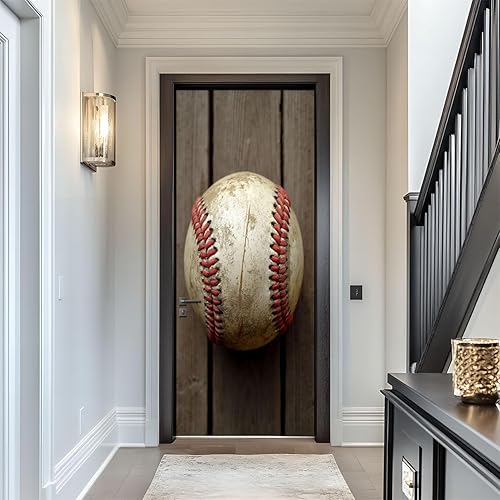 Vista 16 de Calcomanías para puerta, murales 3D, neón, retro, arcade, 80, máquinas de arcade, luces de neón, diseño retro, murales, papel tapiz autoadhesivo