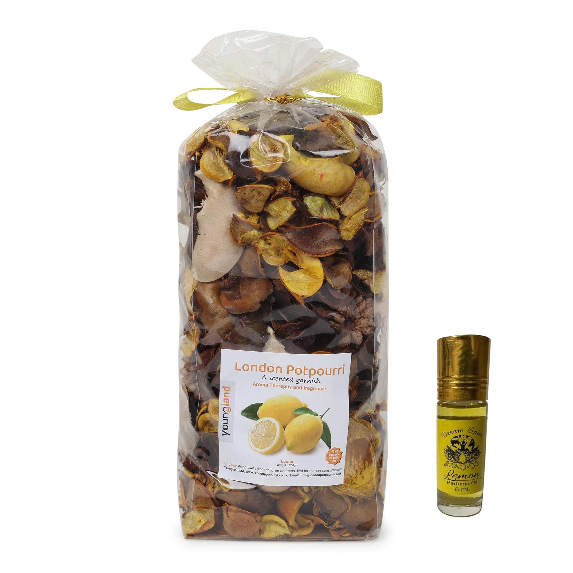 London Potpourri with flower and fragrance, Lemon flavour