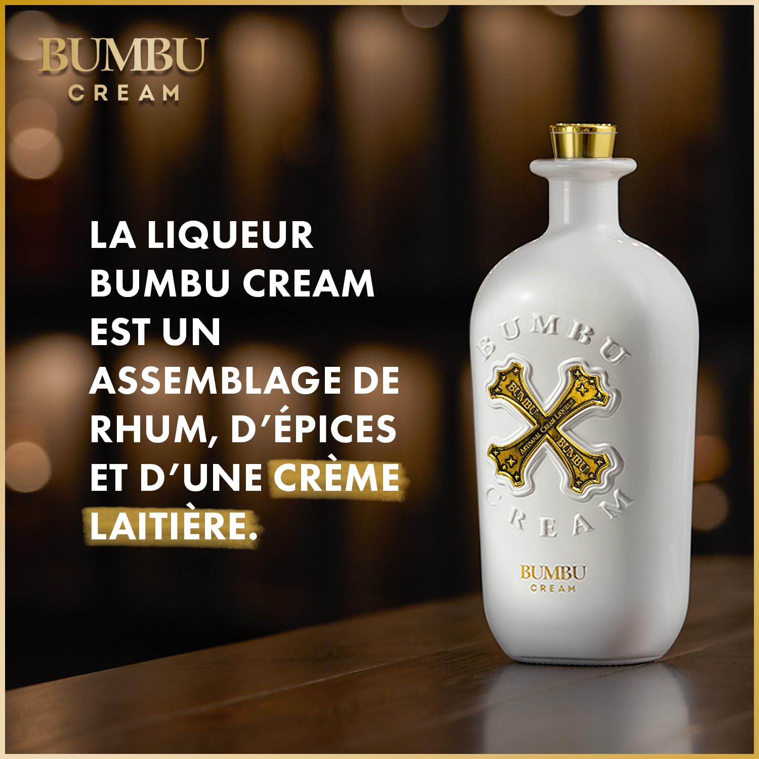 BUMBU Cream Liqueur de Rhum avec étui - 15%, 70cl