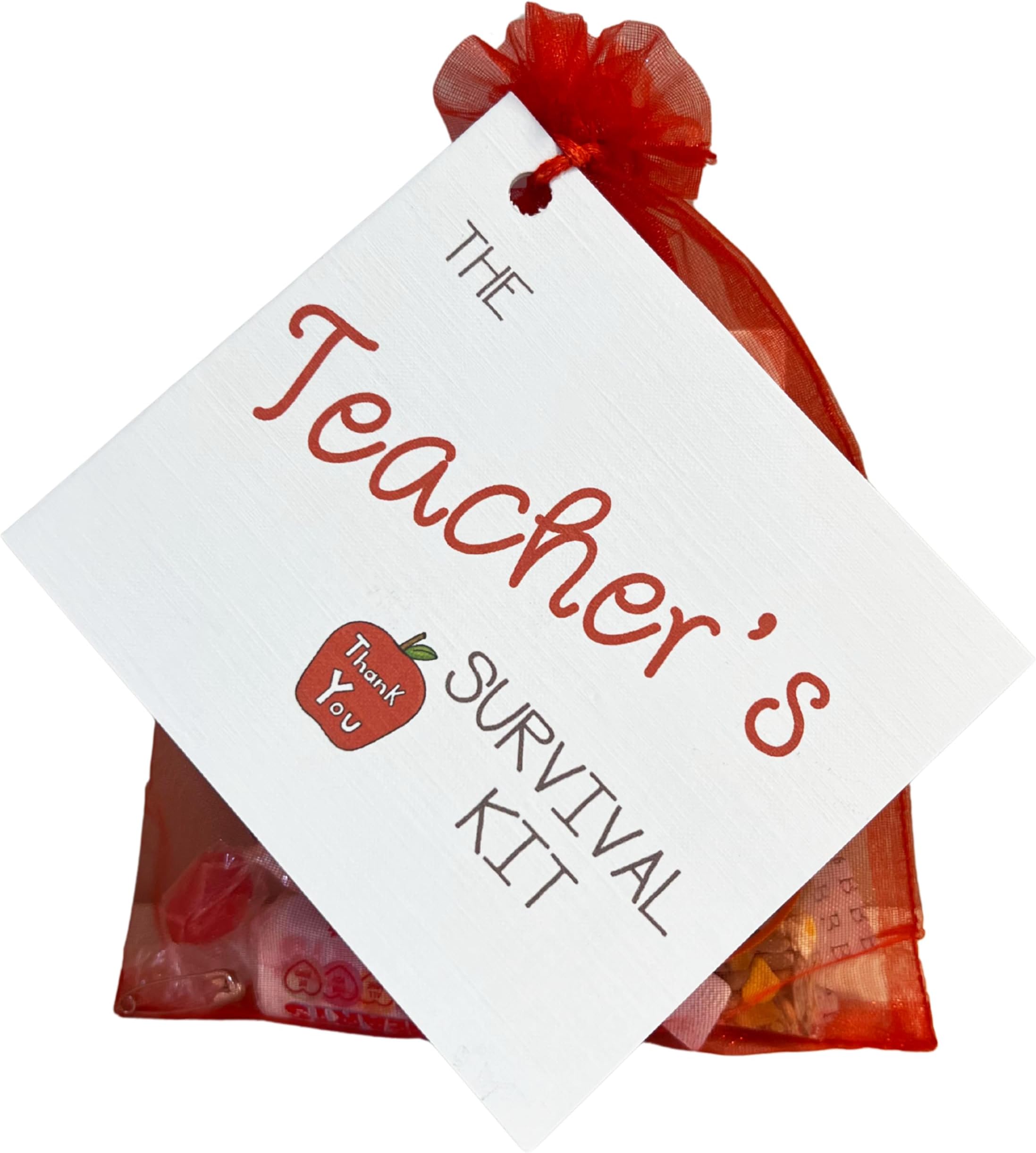Teacher Survival Kit | End of Term Teacher Gift | Novelty Survival Kit for Teachers | Thank You Teacher Gift | Unique Teacher Appreciation Keepsake | Teacher Gift Set