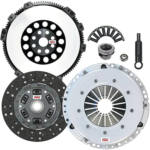 Miniatura 1 de ClutchMax PRO Performance Stage 2 Kit de embrague y volante Chromoly compatible con BMW 323i 323i 323Ci 325i 325Ci 325Xi 525i Z3 Z4 E36 E37 E46 E85