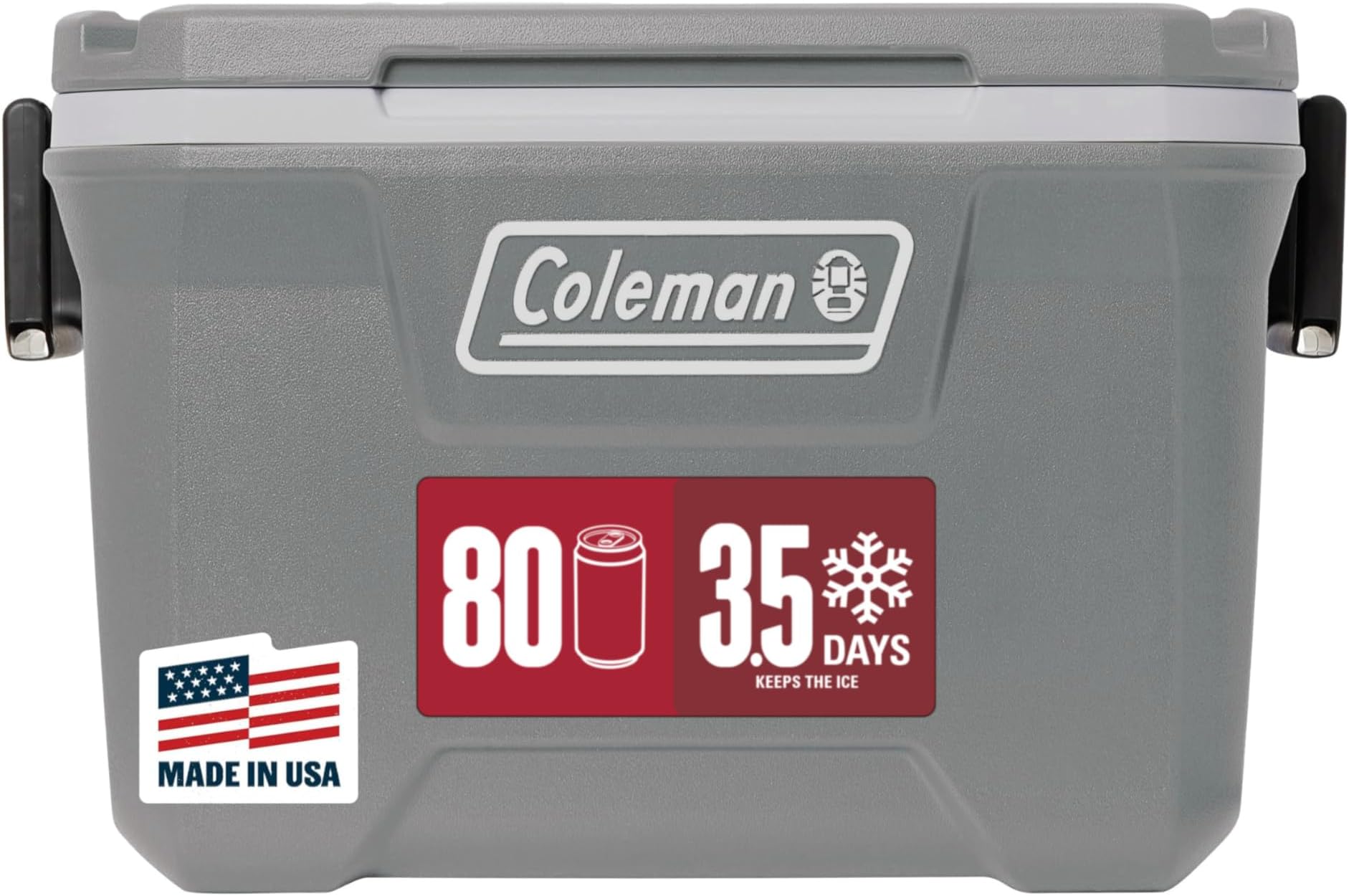 Classic Series Insulated Portable Cooler, Leak-Resistant Outdoor Hard Cooler Keeps Ice up to 5 Days, 52/70/120/150 Quart