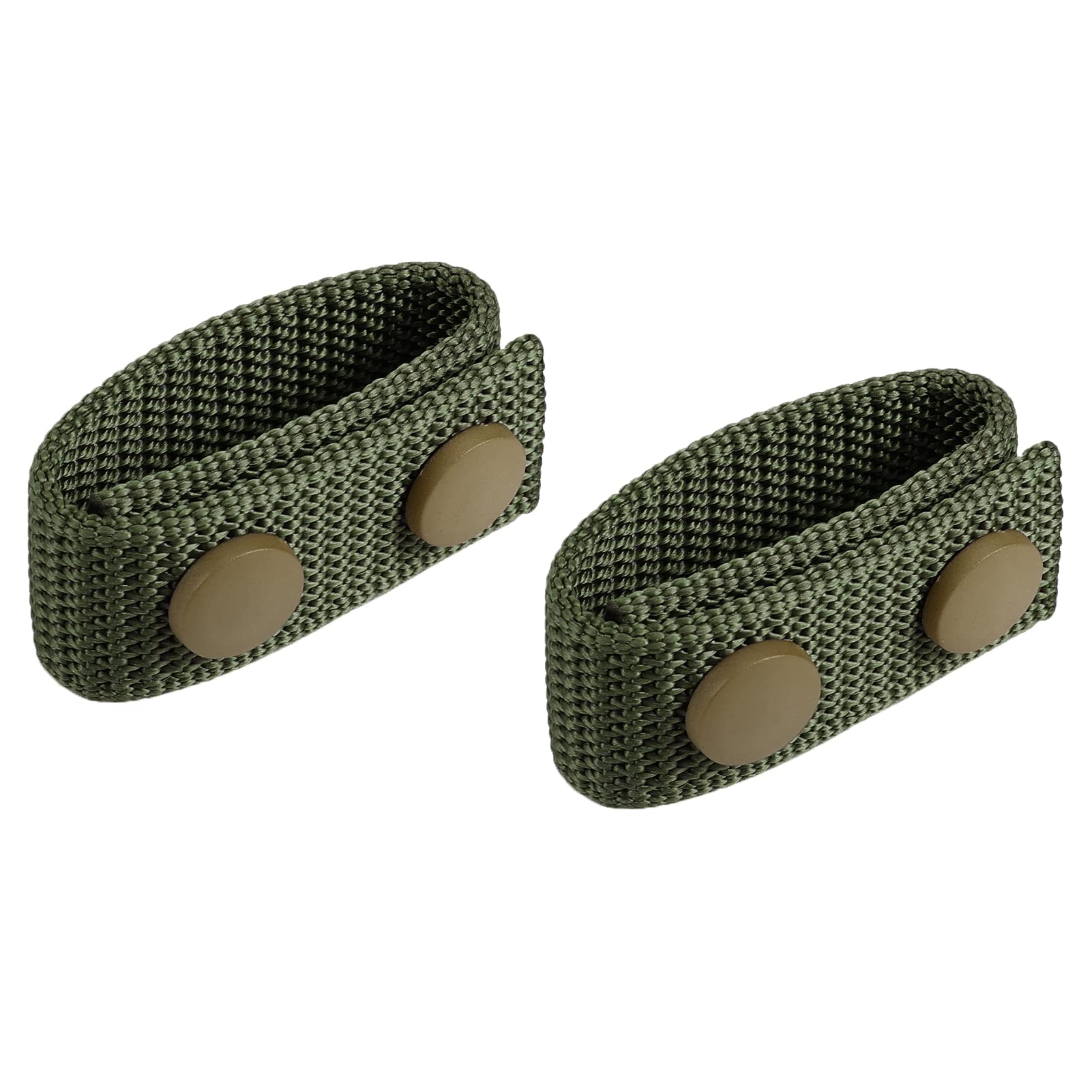 FRTKK Duty Belt Keeper with Double Snaps for 2¼" Wide Belt, Security Tactical Belt Police Military Equipment Accessories