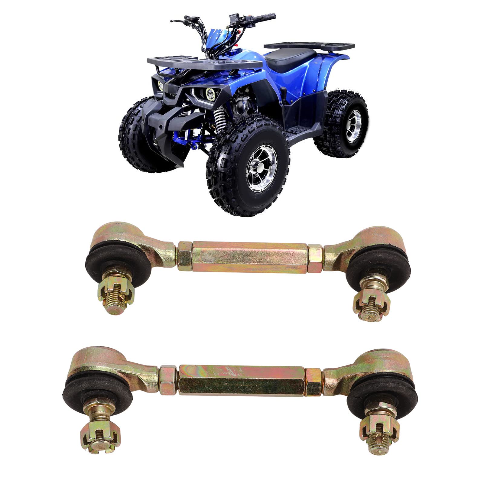 Zestaw przegubów kulowych drążka kierowniczego ze stopu stali Stabilizator przedniego zawieszenia do quada ATV o pojemności 50 cm3, 70 cm3 i 90 cm3