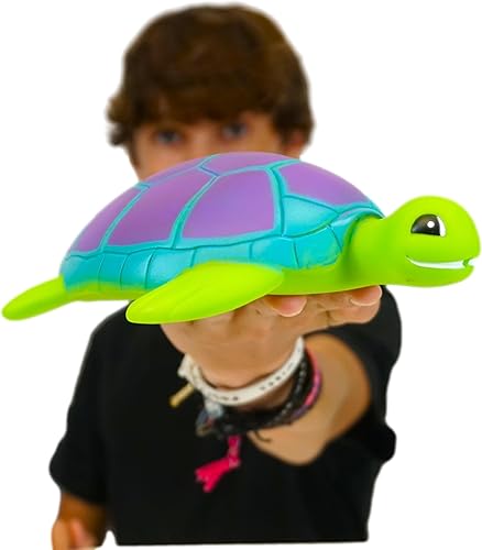 Miniatura 4 de JA-RU Animales acuáticos blandos para chorros oceánicos (1 juguete acuático surtido) Divertidos juguetes de espuma flotante de animales marinos para