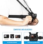 Chest Mount Harness Chest Strap Compatible with GoPro DJI Osmo AKASO Action Cameras, Comfortable and Stable Chesty for Go Pro Max Hero 13 12 11 10 9 8 7 6 5 Session