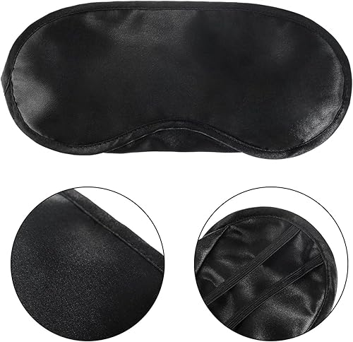 Miniatura 5 de Mudder Cubierta de sombra para máscara de ojos vendados para dormir con almohadilla de nariz paquete de 10