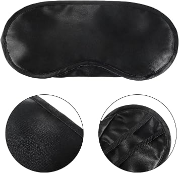 Mudder Blindfold Eye Mask Shade Cover for Sleeping with Nose Pad, 10 Pack