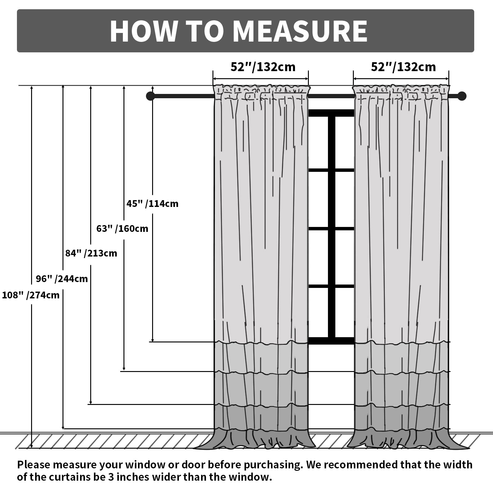 NAKIHOUSE Voile Curtain - Image 2