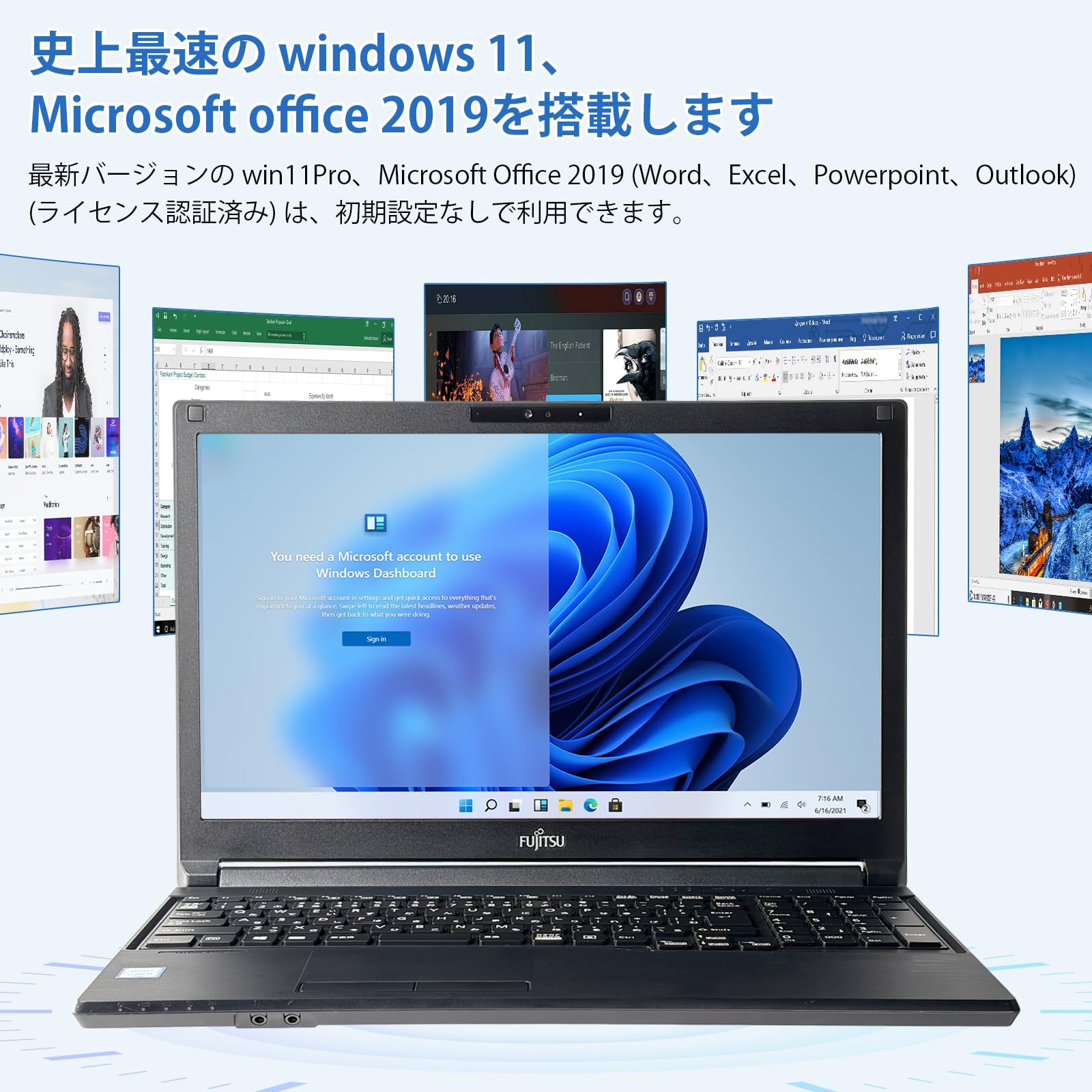 Amazon.co.jp: 【整備済み品】 富士通 ノートパソコン Lifebook A579/B
