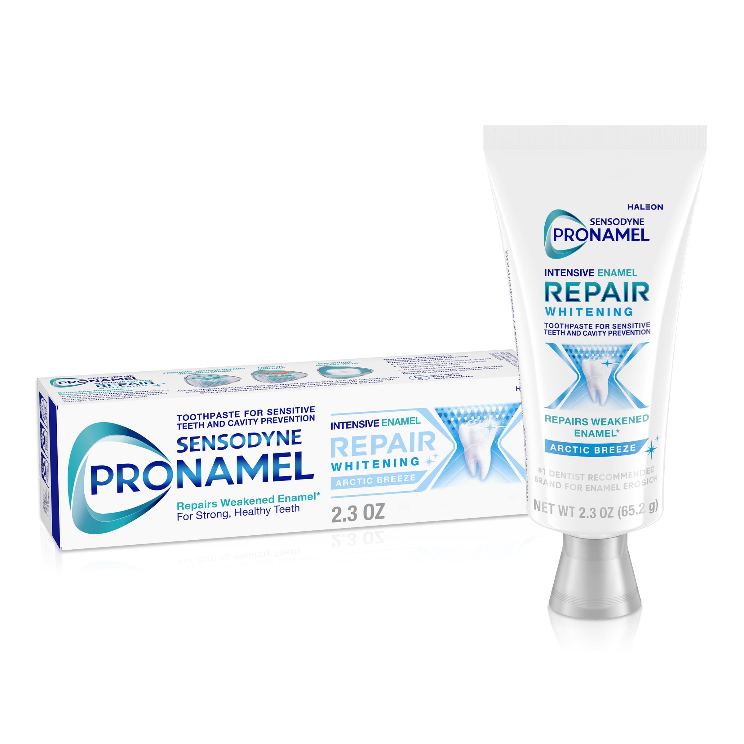 Sensodyne Pronamel Intensive Enamel Repair Toothpaste for Sensitive Teeth and Cavity Protection, Whitening Toothpaste to Strengthen Enamel, Arctic
