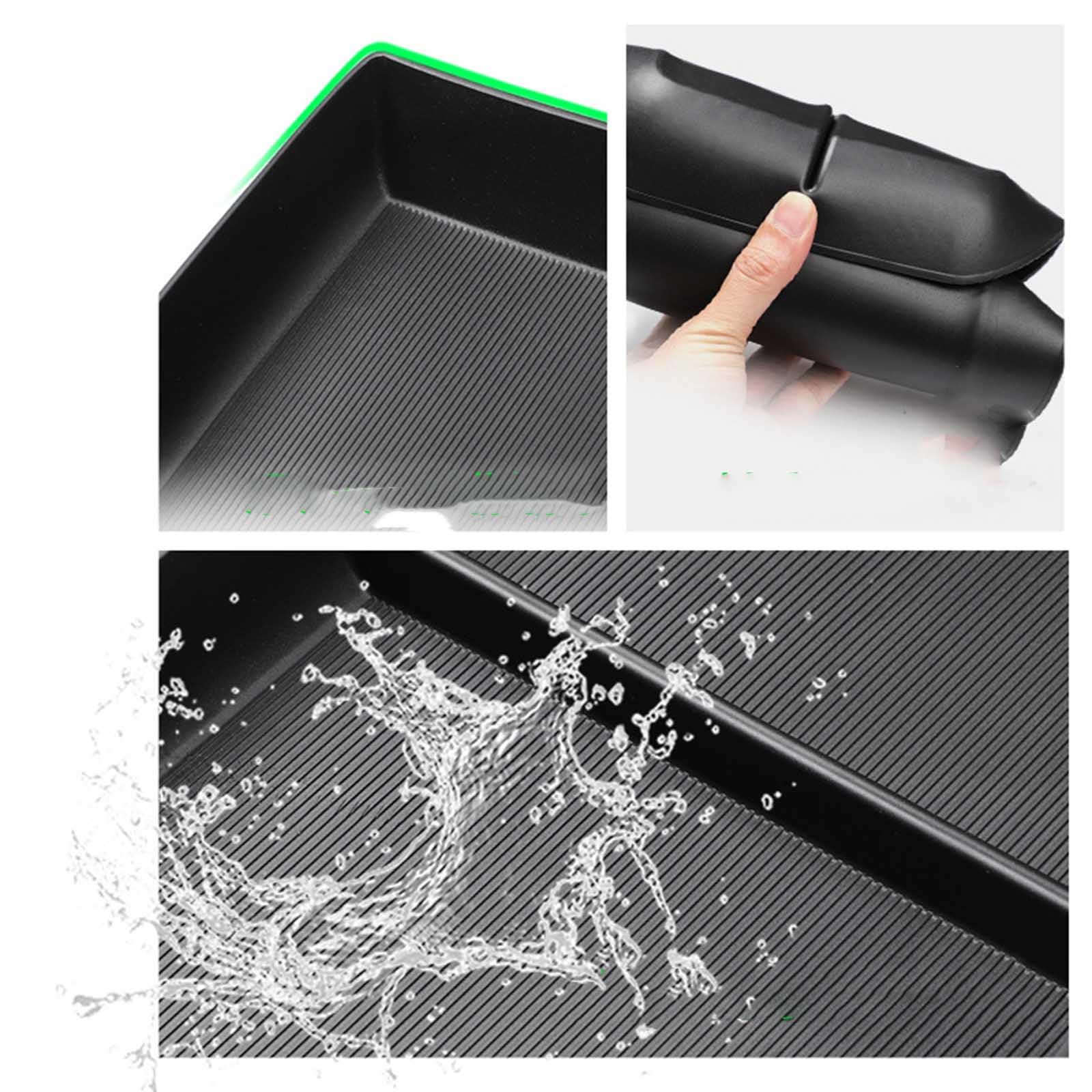 Caja de Almacenamiento para Cadillac Lyriq, Reposabrazos Central Guantera Hundimiento Bandeja de Consola Central Accesorios