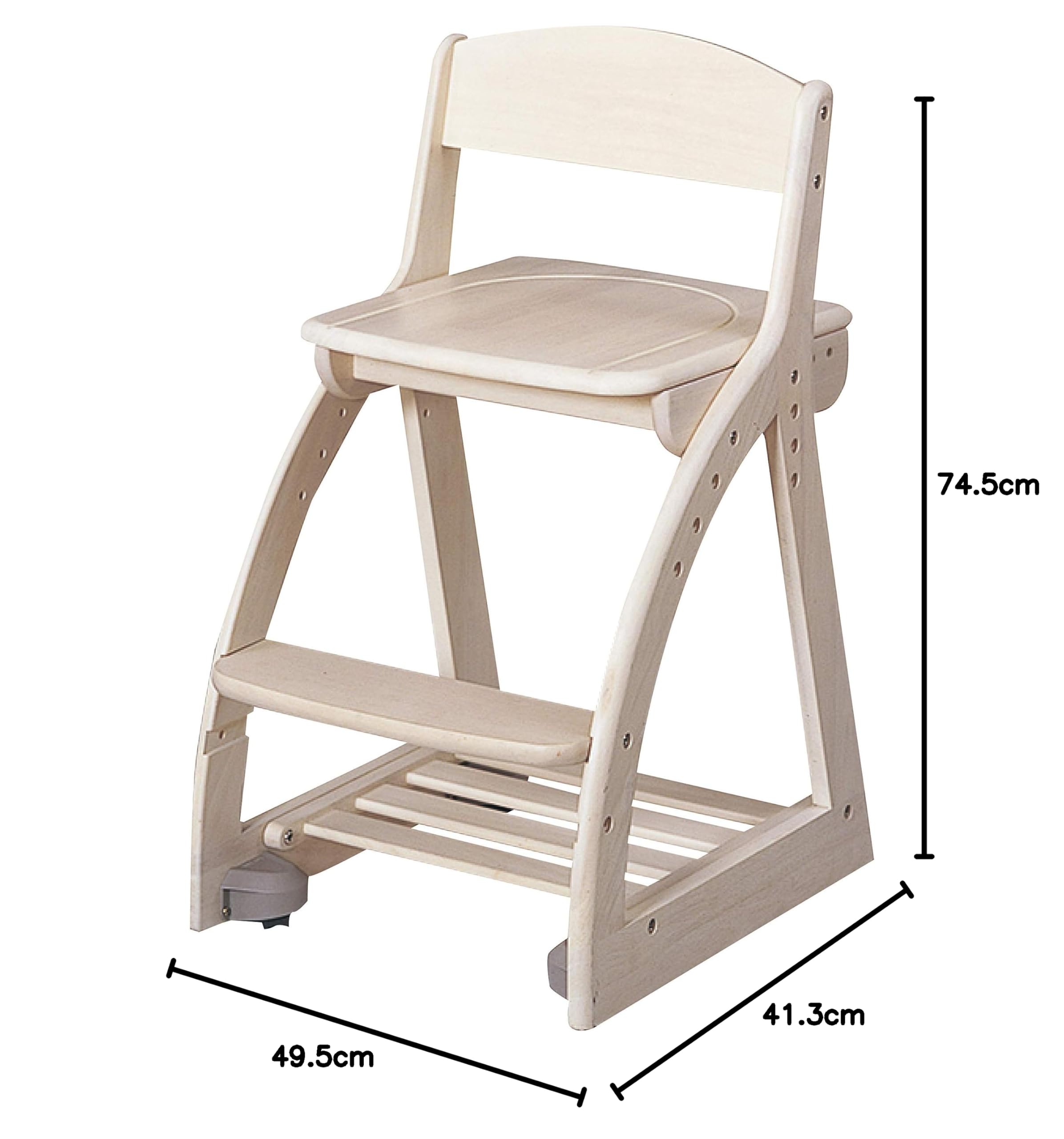 Amazon.co.jp: KOIZUMI(コイズミ学習机) 学習椅子 4ステップチェア板座  