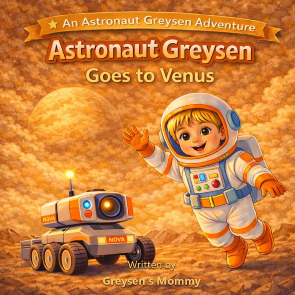 Astronaut Greysen Goes to Venus: A Fun Solar System Adventure for Kids about the Planet Venus (Astronaut Greysen Adventures)