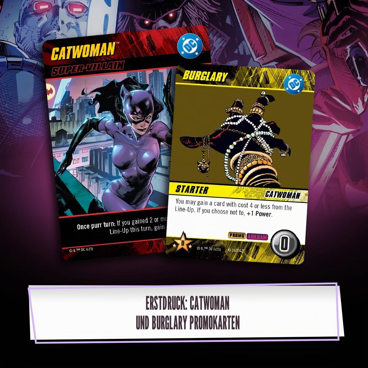 Cryptozoic | DC DBG Arkham Asylum | Deck-Building Kartenspiel Mit Neuen Mechaniken Und Promo-Inhalten | 2-4 Spieler | 60 Minuten