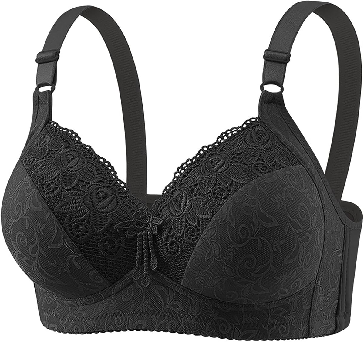 Comfortable Large Size Gathered Underwear Anti Sagging Sexy Back Without Ring to Lightweight Sports Bras