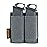 EXCELLENT ELITE SPANKER Tactical Open Top Double/Triple Pistol Mag Pouch for Glock M1911 92F Magazines 40mm Grenade(Grey)